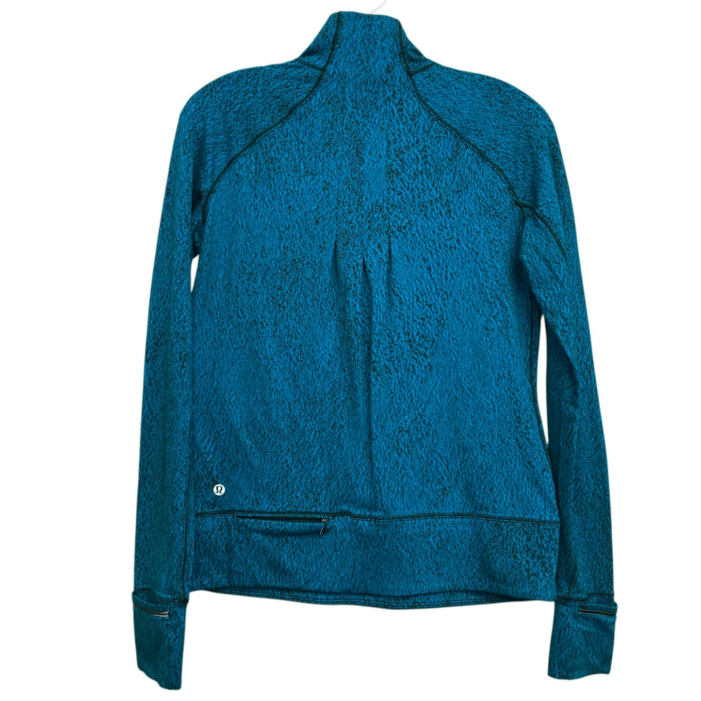 Athletic Top Ls Collar By Lululemon In Blue, Size:M