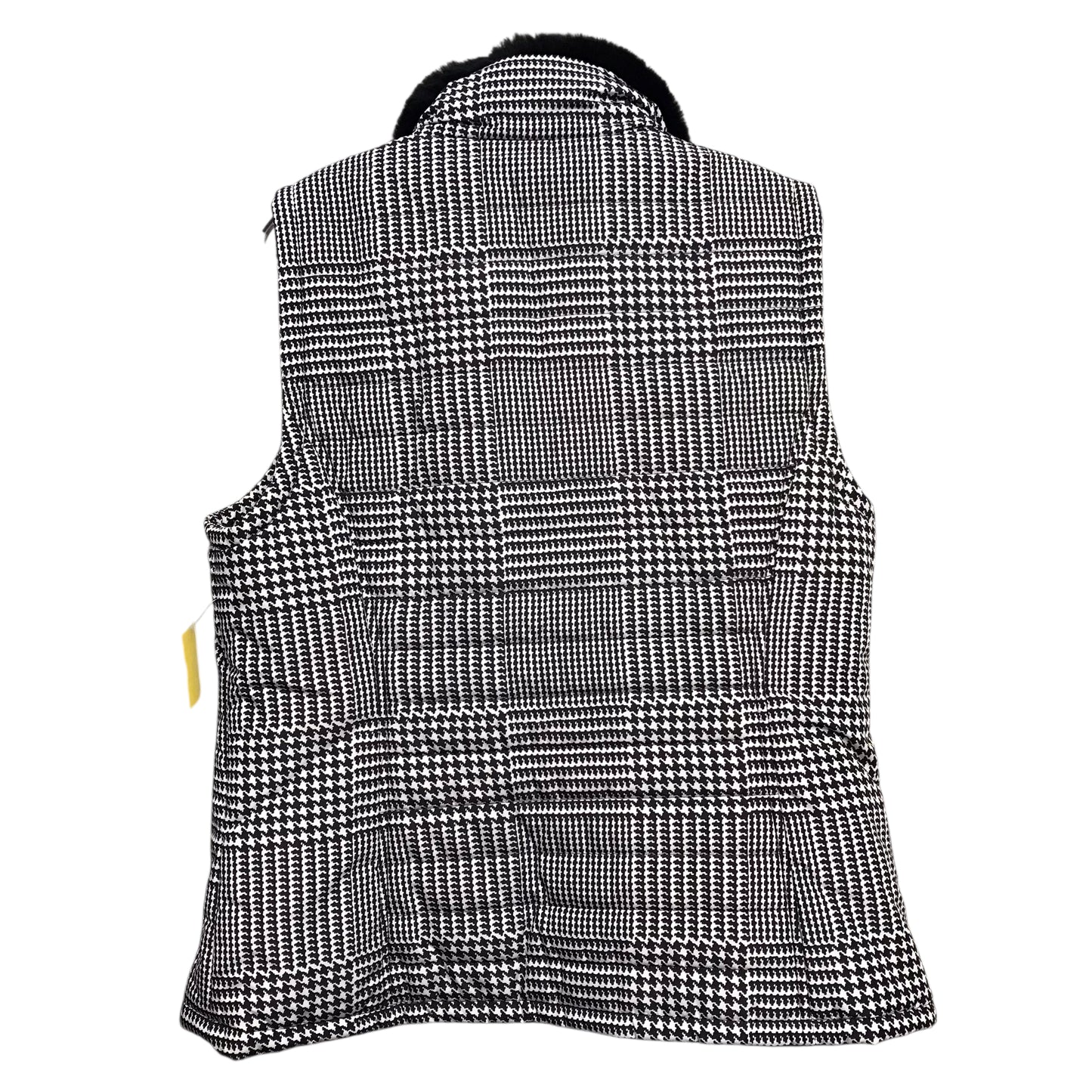 Vest Puffer & Quilted By Calvin Klein In Checkered Pattern, Size:Xl