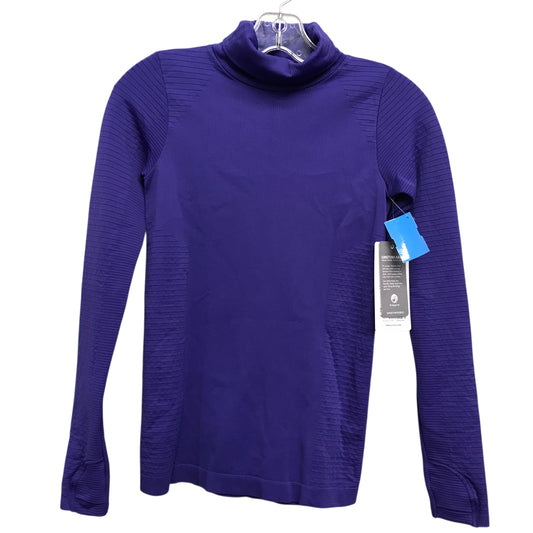 Athletic Top Ls Crewneck By Athleta In Purple, Size:Xxs