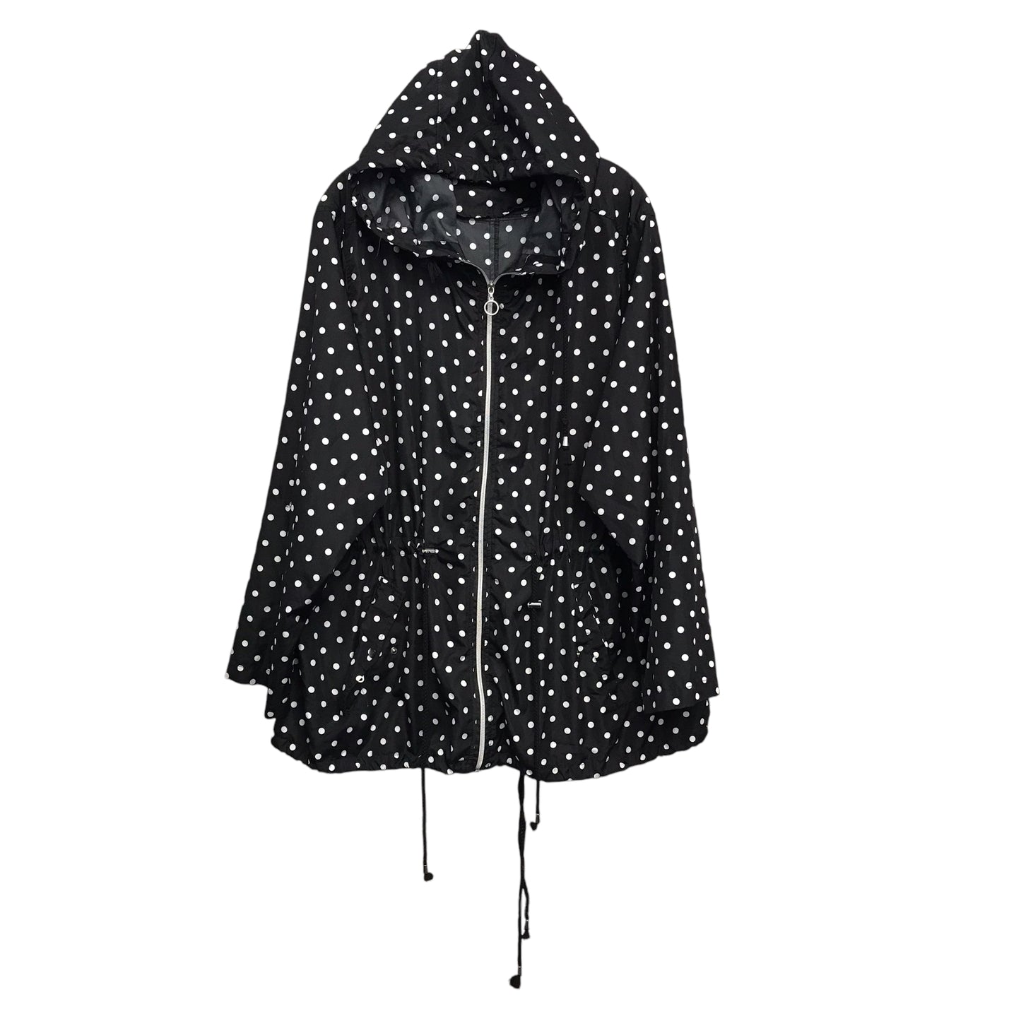 Jacket Windbreaker By Jason Maxwell In Polkadot Pattern, Size:3X