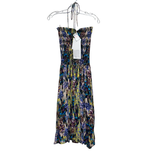 Dress Party Midi By Maria Cher In Purple & Tan, Size:Xs