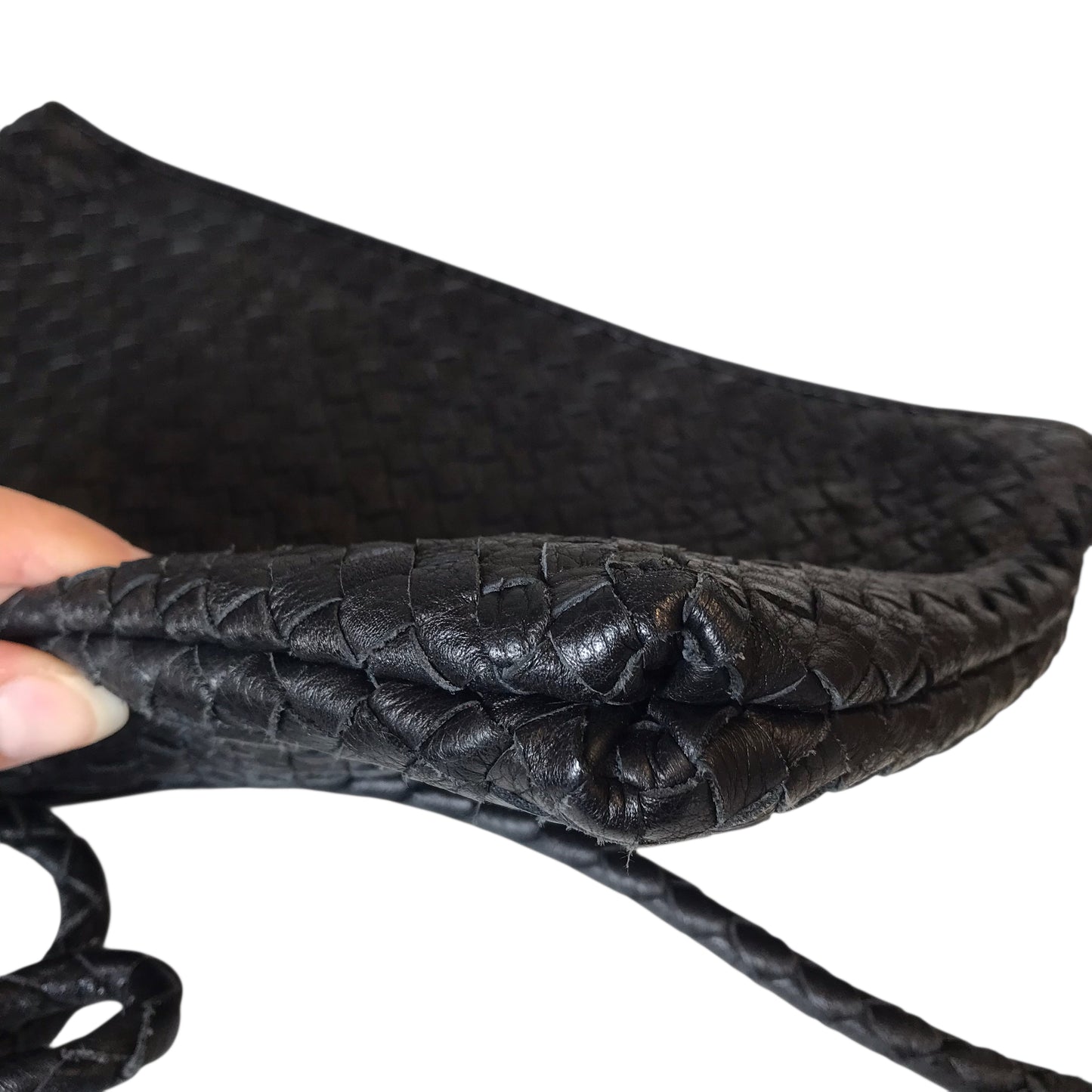 Crossbody Leather By Elliot Lucca In Black, Size:Small