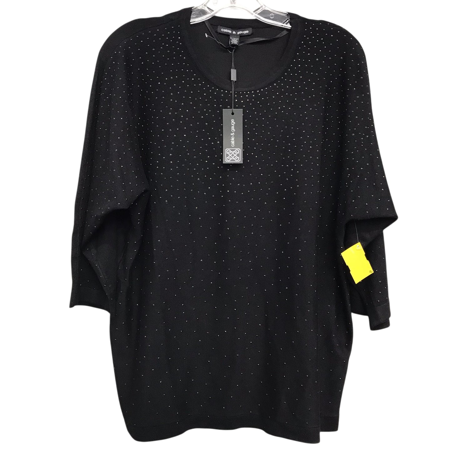 Top Ls By Cable And Gauge In Black, Size:Xl