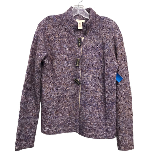 Sweater Cardigan By Sundance In Purple, Size:M