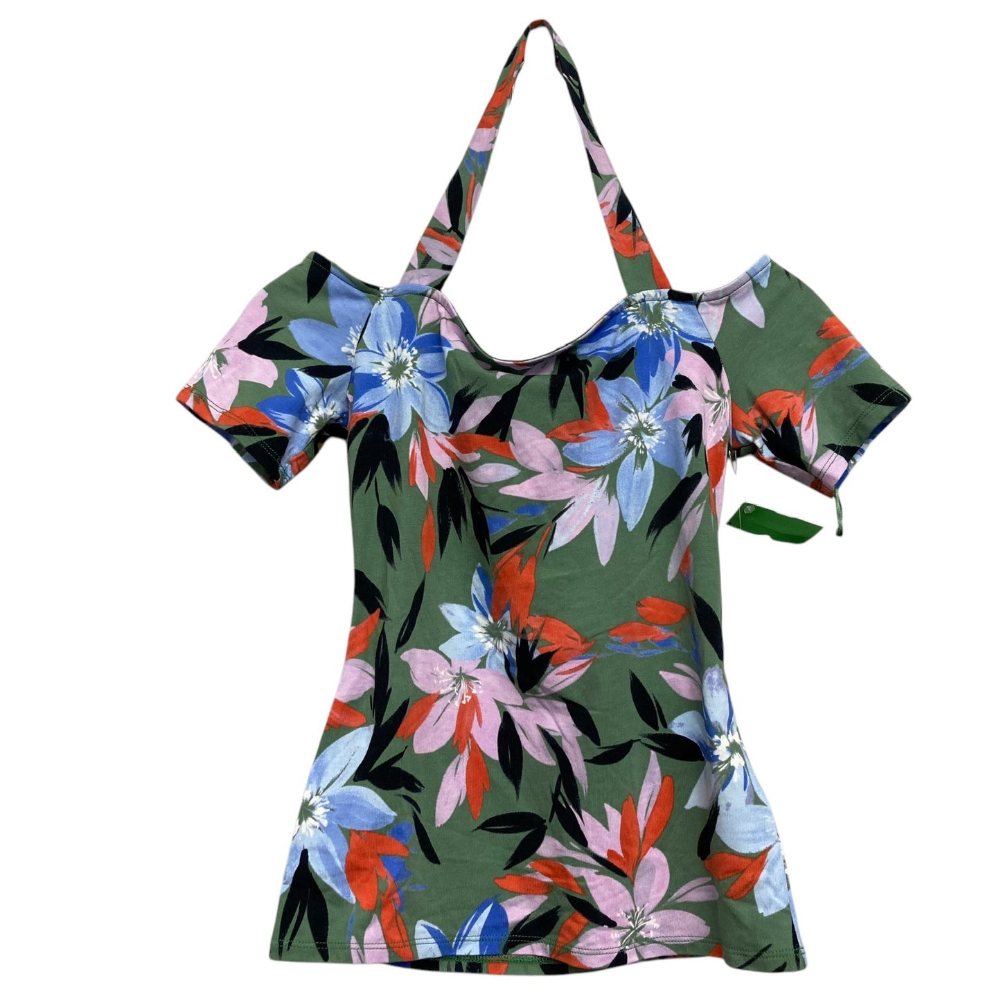 Top Ss By Guess In Floral Print, Size:Xs