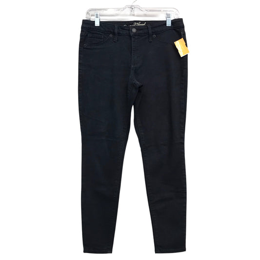 Jeans Jeggings By Universal Thread In Black Denim, Size:6