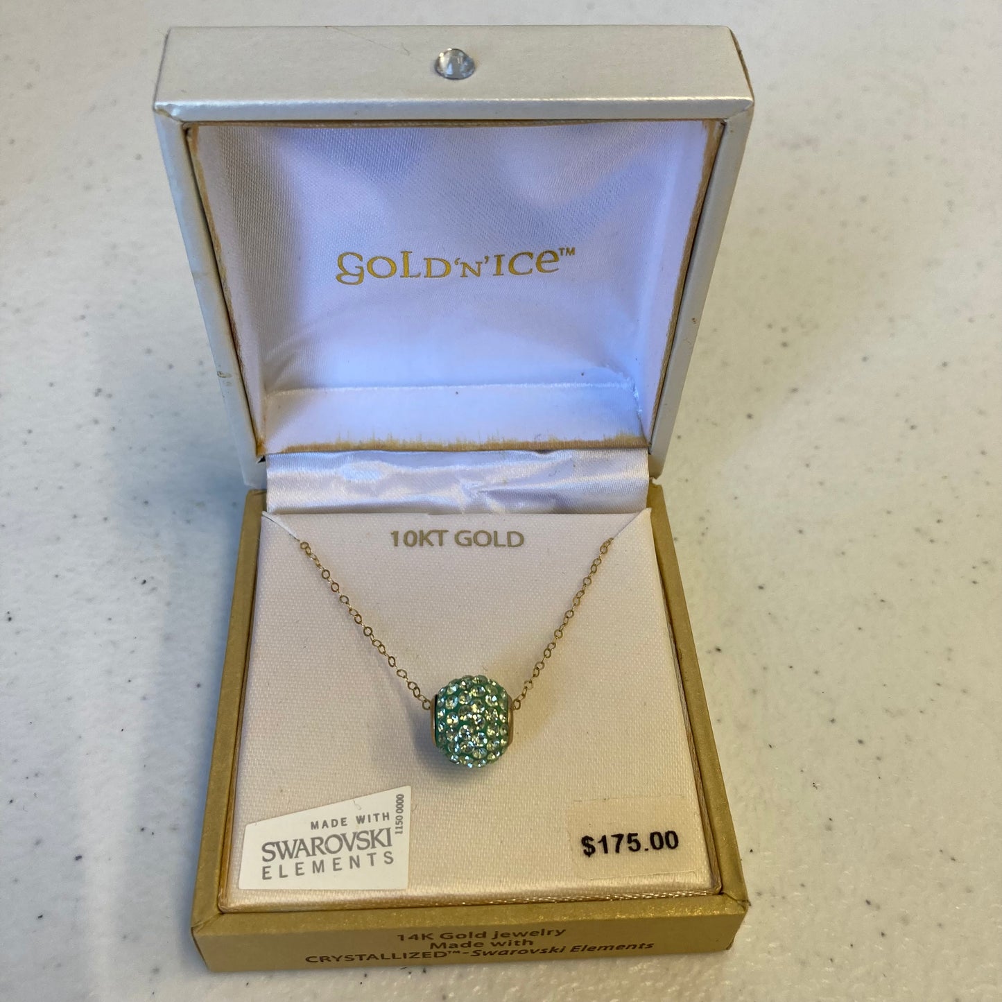 Necklace Chain By Gold’N’Ice In Green
