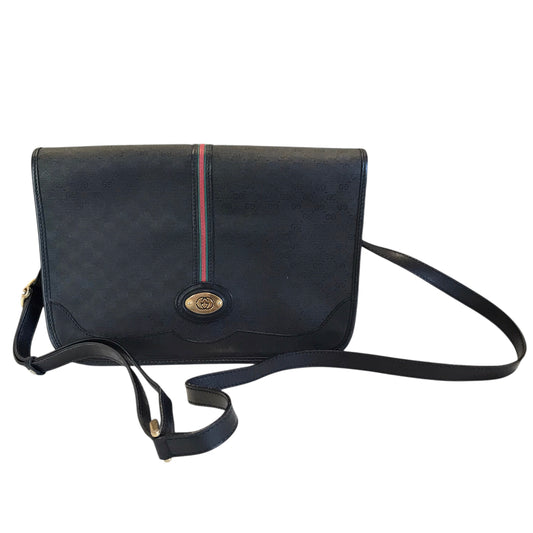 Crossbody Luxury Designer By Gucci In Black, Size:Medium