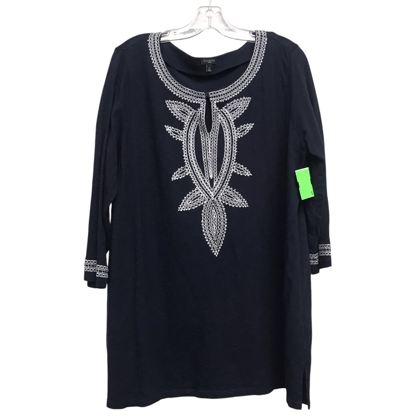 Top Ls By Talbots In Navy, Size:1X