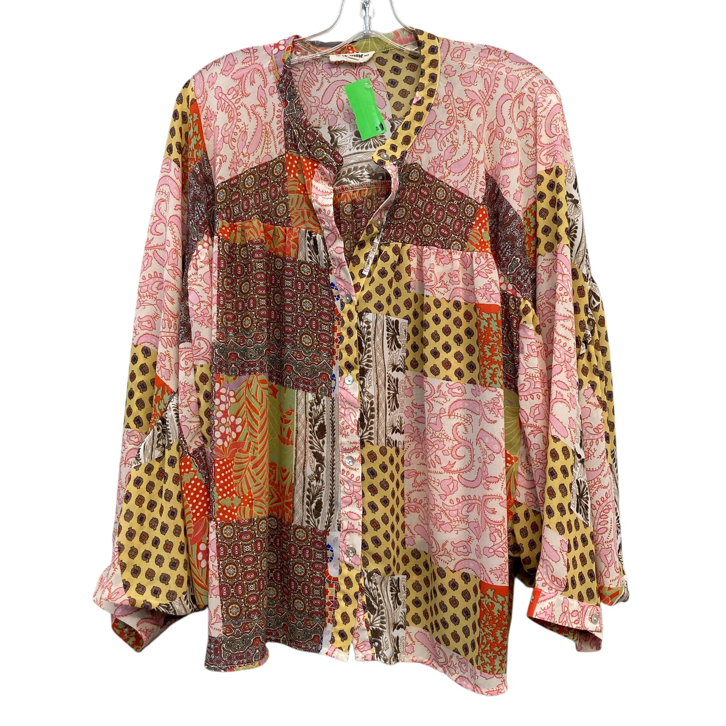 Top Ls By Ee Some In Floral Print, Size:Xs