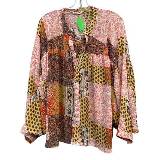 Top Ls By Ee Some In Floral Print, Size:Xs