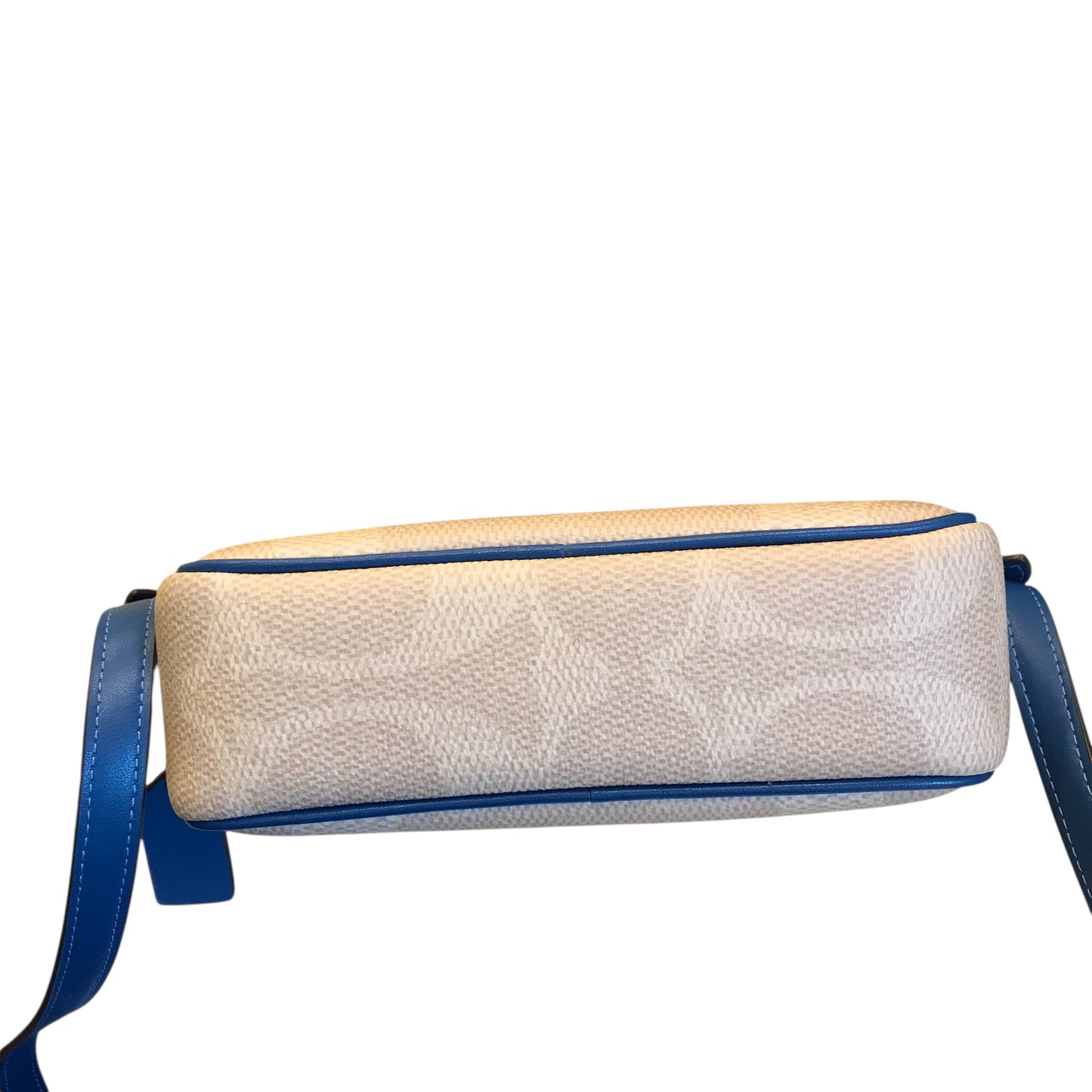 Crossbody Designer By Coach In Blue & Brown, Size:Medium