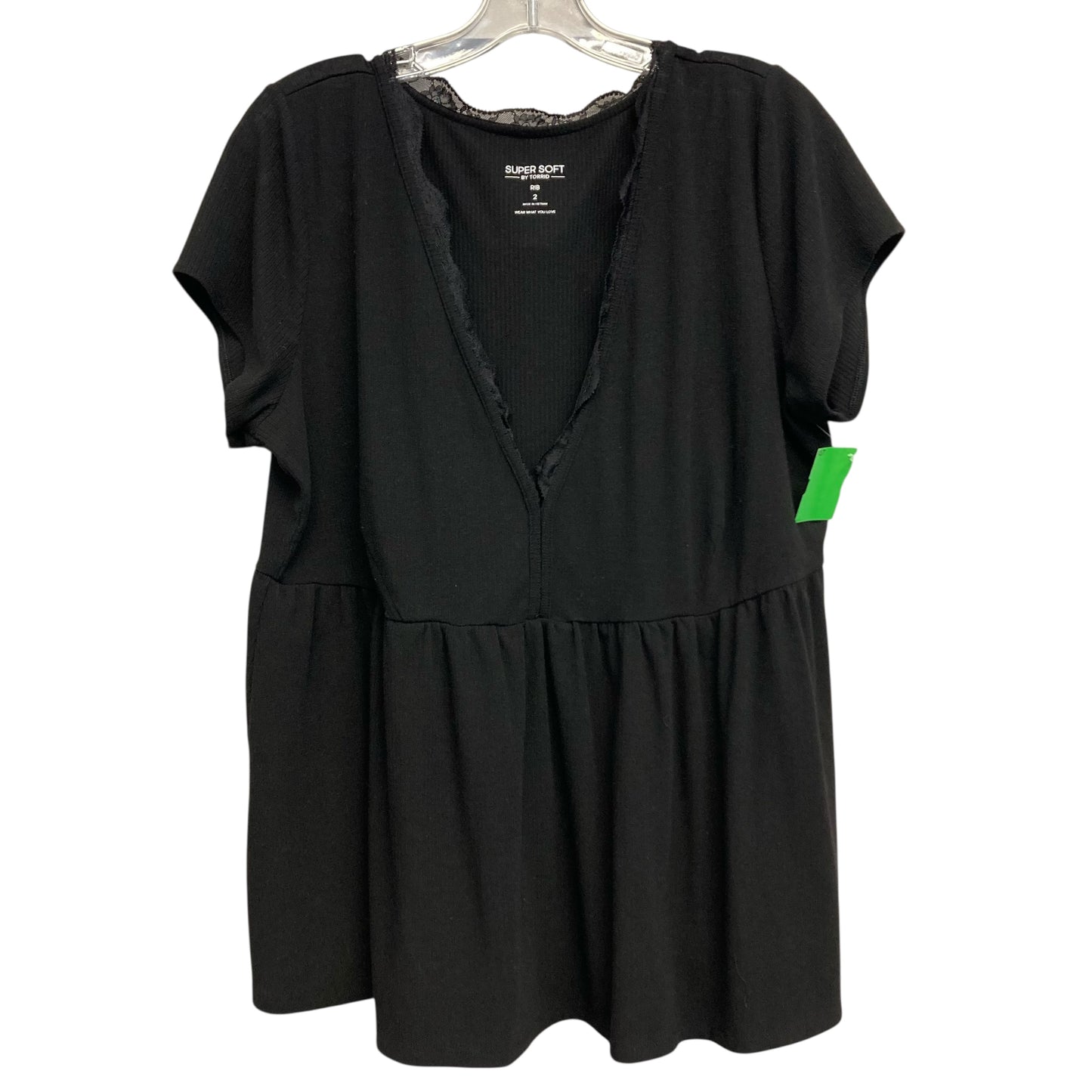 Top Ss By Torrid In Black, Size:2X
