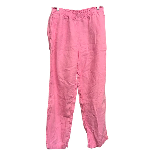 Pants Linen By Charter Club In Pink, Size:8