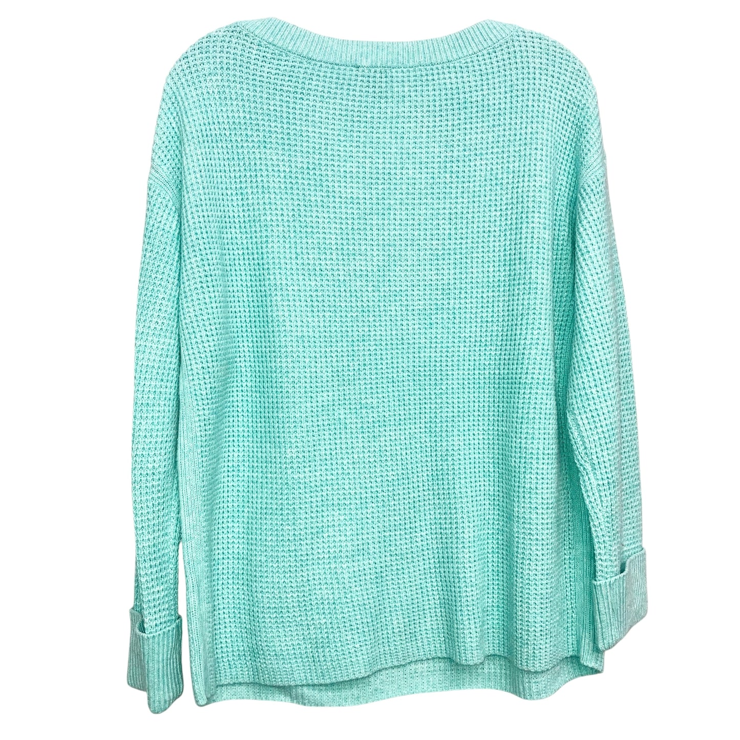 Sweater By Talbots In Aqua, Size:S