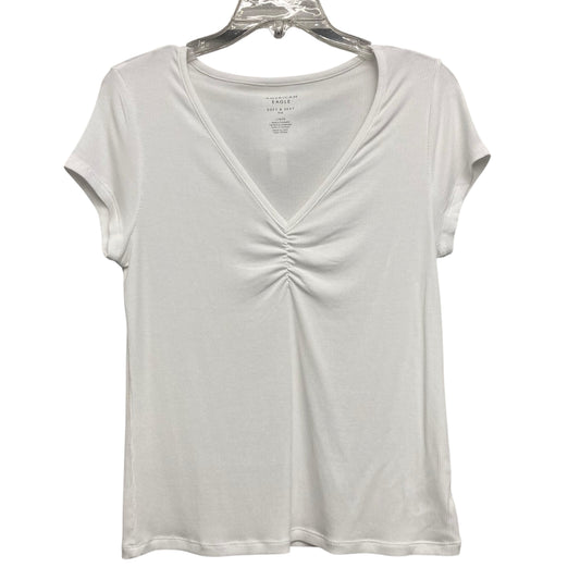 Top Ss Basic By American Eagle In White, Size:L
