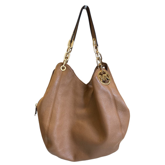 Handbag Designer By Michael Kors In Brown, Size:Medium