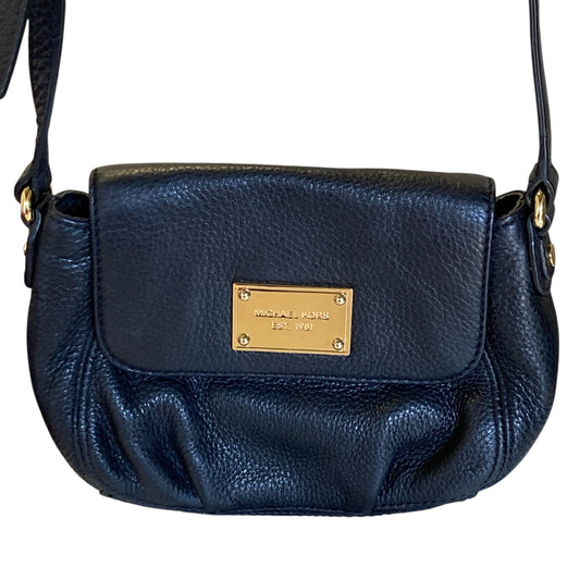 Crossbody Designer By Michael Kors In Black, Size:Small