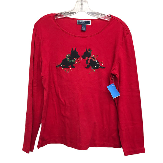 TOP LS BASIC by KAREN SCOTT In RED, Size: LP