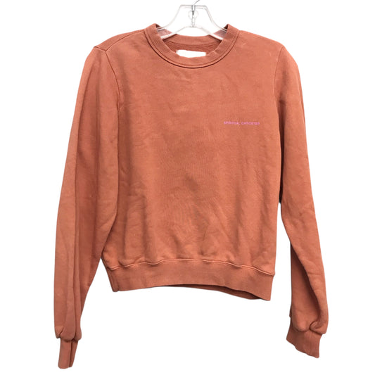 Sweatshirt Crewneck By Spiritual Gangster In Brown, Size:Xs