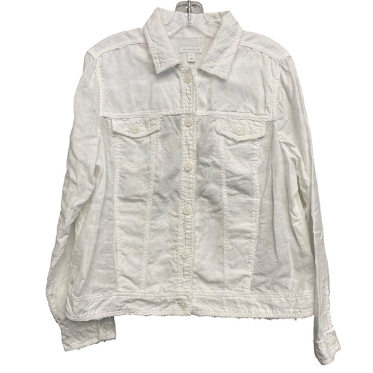 Jacket Other By Charter Club In White, Size:L