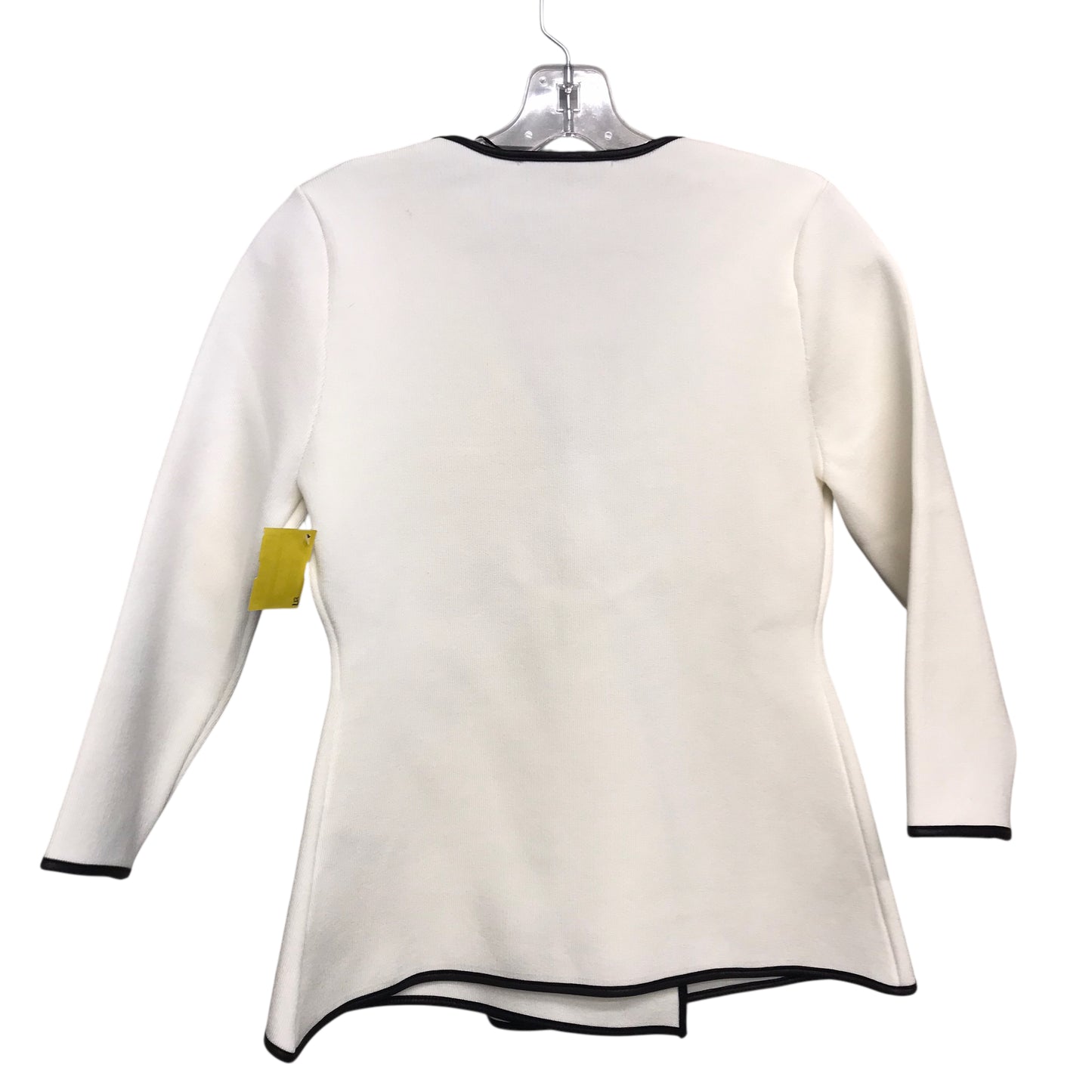 Sweater Cardigan By Zara In Cream, Size:S