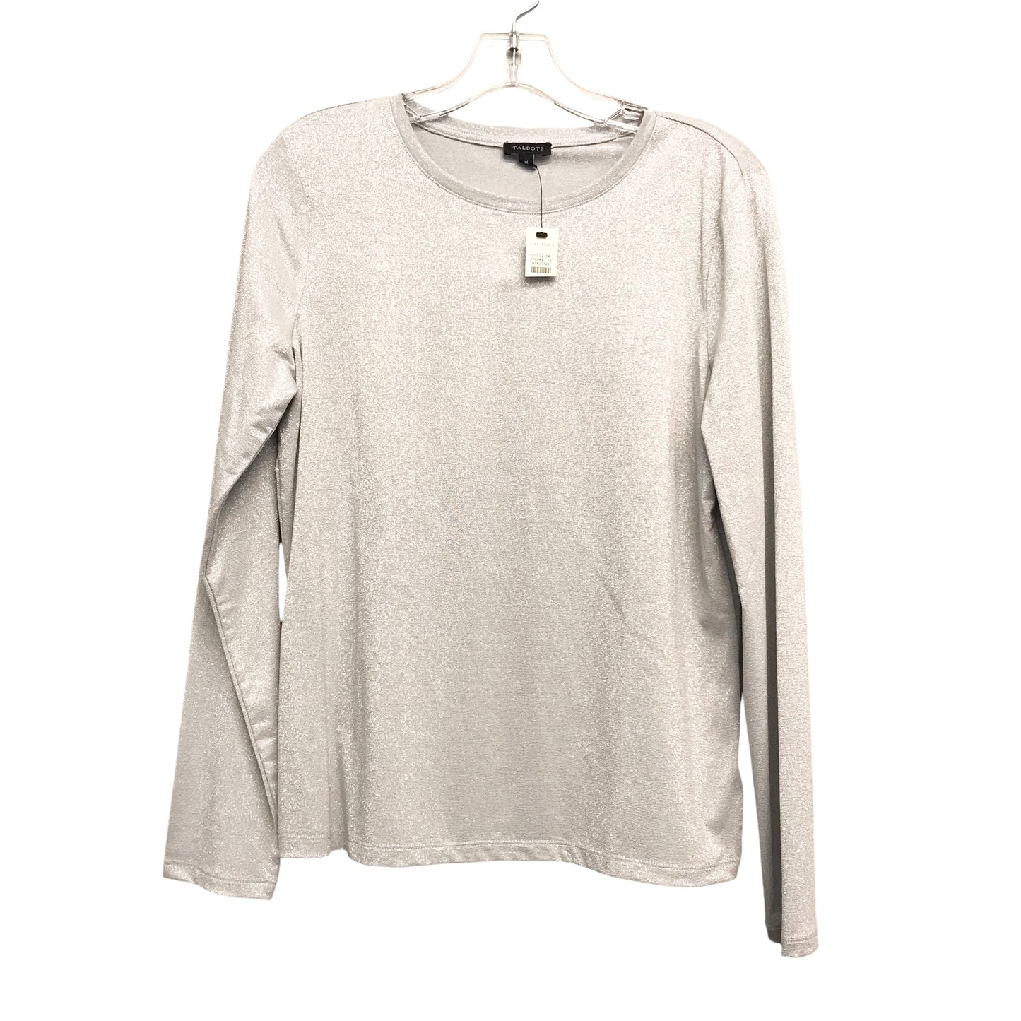 Top Ls By Talbots In Silver, Size:M