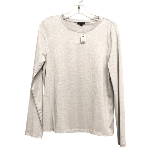 Top Ls By Talbots In Silver, Size:M