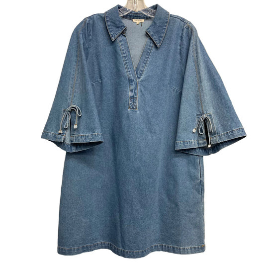 Dress Casual Short By Jodifl In Blue Denim, Size:S