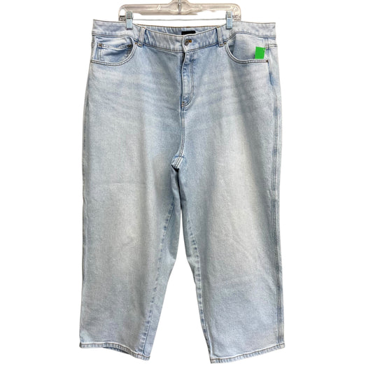 Jeans Cropped By Talbots In Blue Denim, Size:24