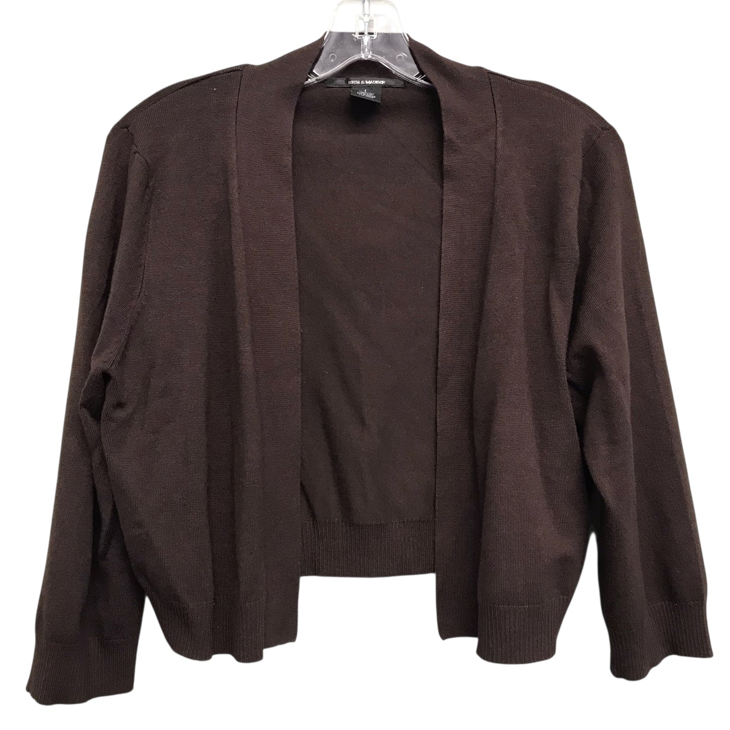 Sweater Cardigan By 89Th And Madison In Brown, Size:L