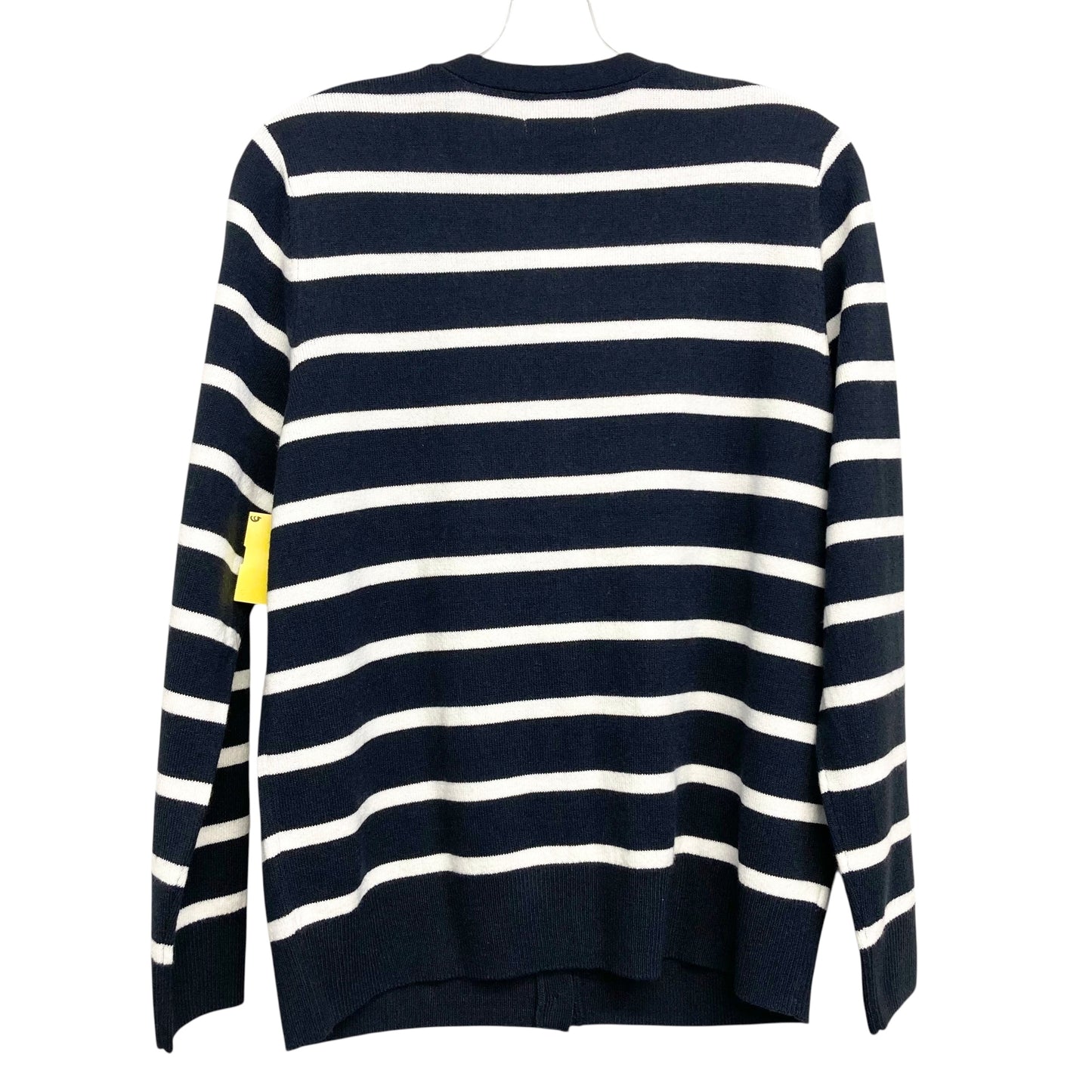 Cardigan By Croft And Barrow In Striped Pattern, Size:M