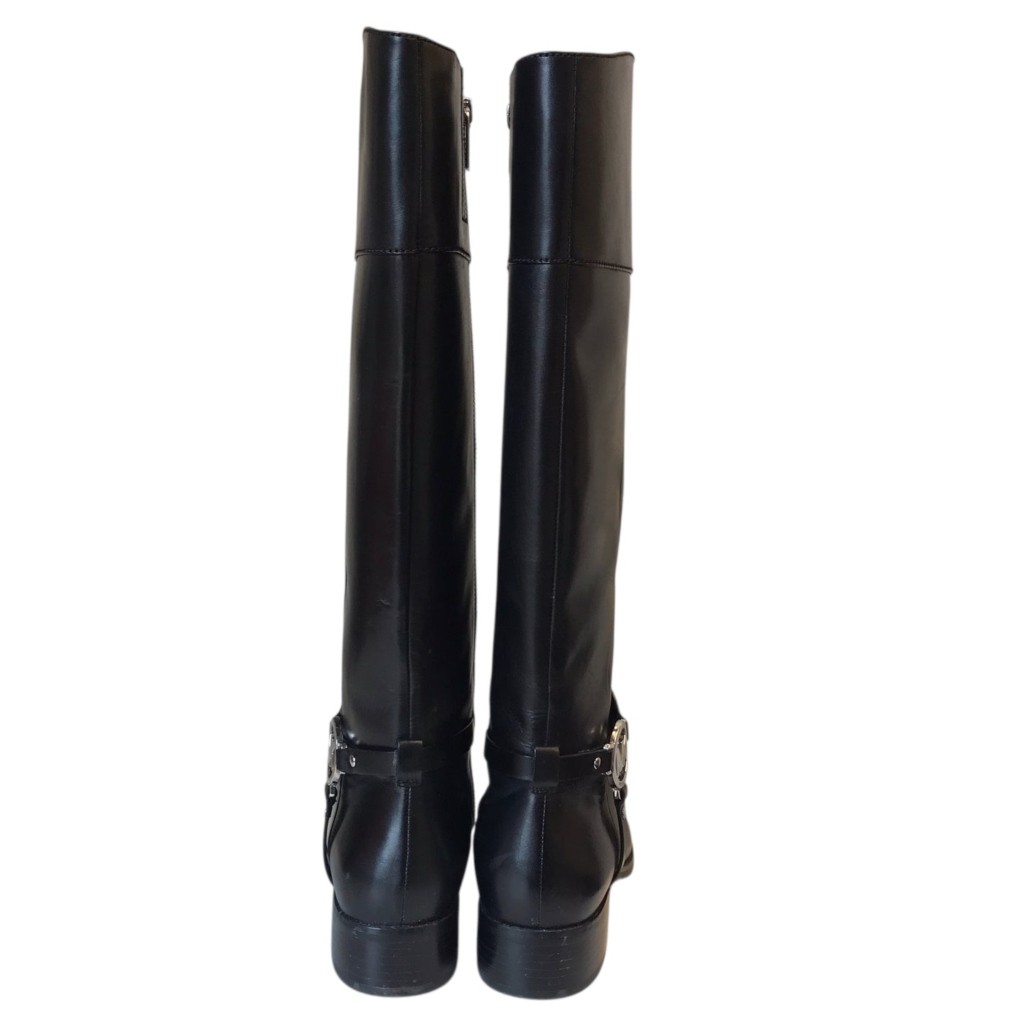 Boots Knee Flats By Michael By Michael Kors In Black, Size:9