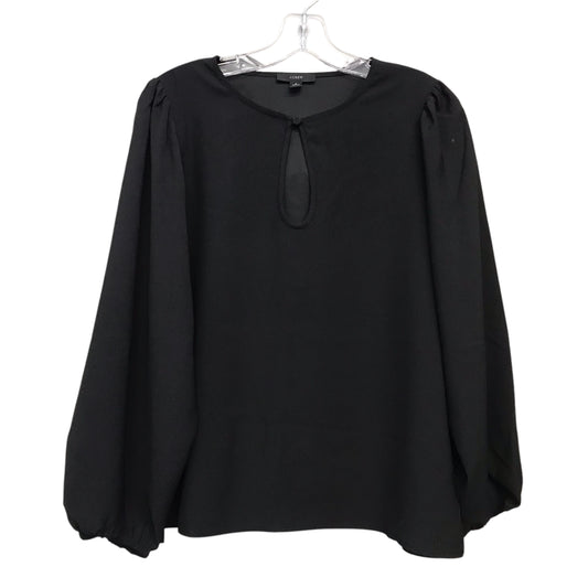 Top Ls By J. Crew In Black, Size:S