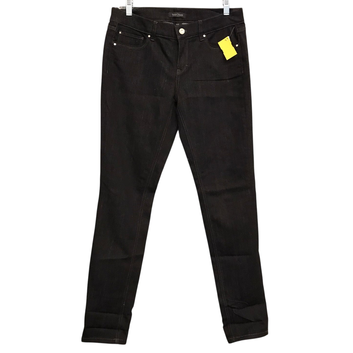 Jeans Skinny By White House Black Market In Black Denim, Size:6