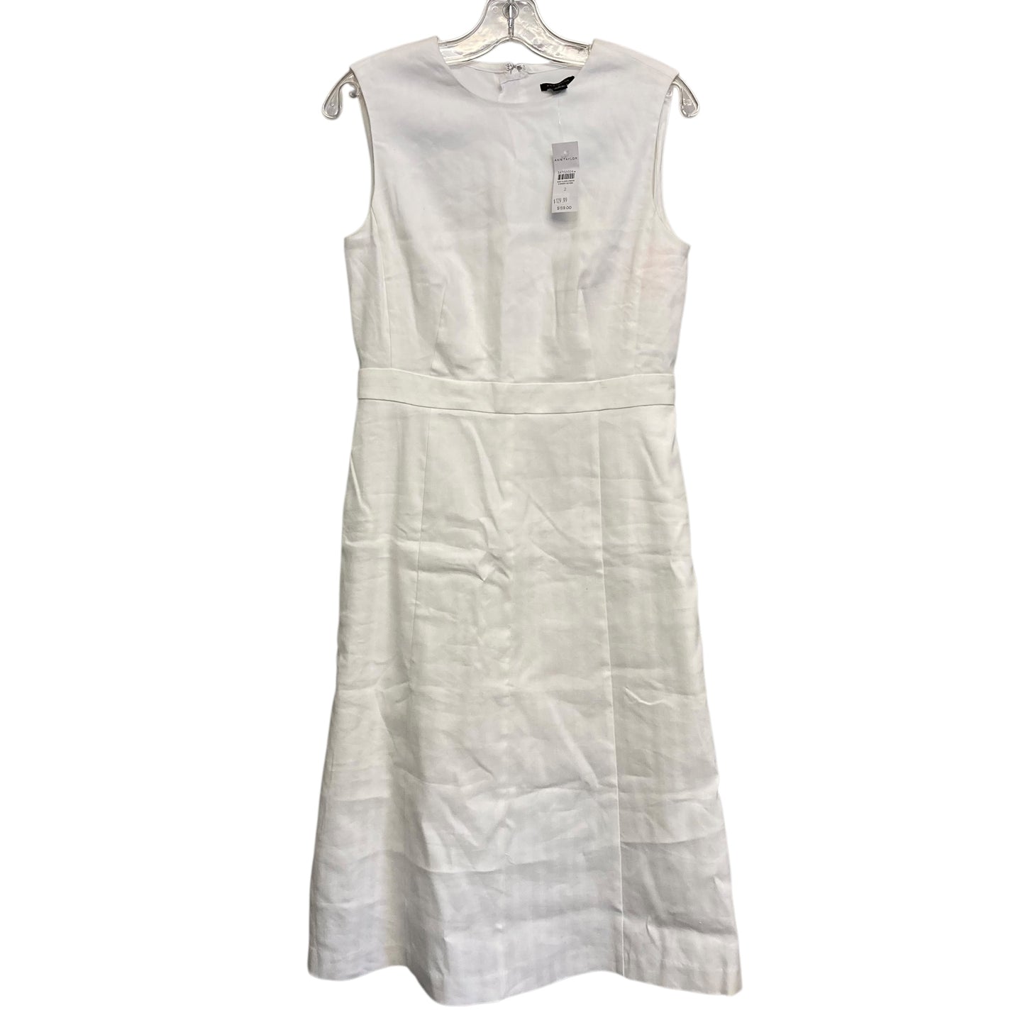 Dress Work By Ann Taylor In White, Size:Xs
