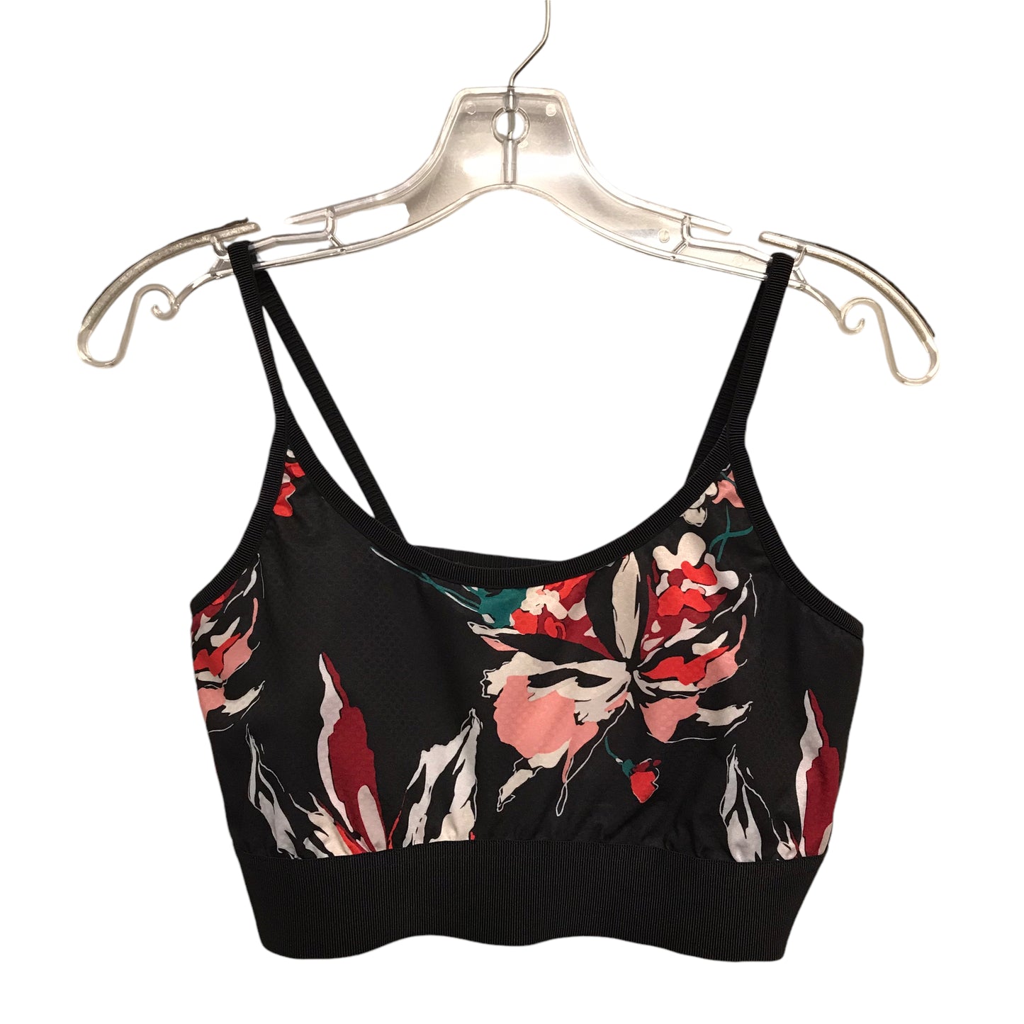 Athletic Bra By Athleta In Floral Print, Size:L