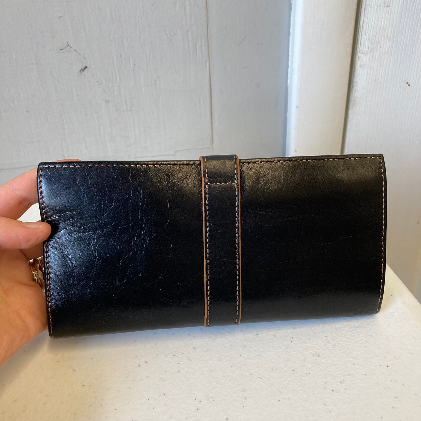 Wallet Leather By Hobo Intl In Brown, Size:Medium