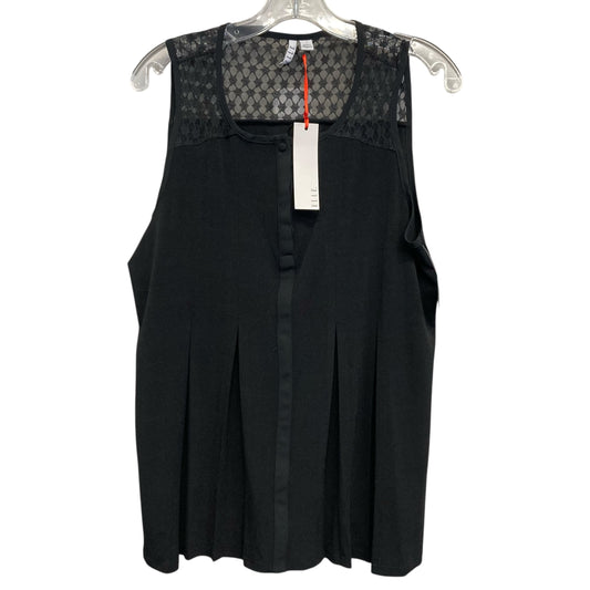 Top Sleeveless By Elle In Black, Size:M