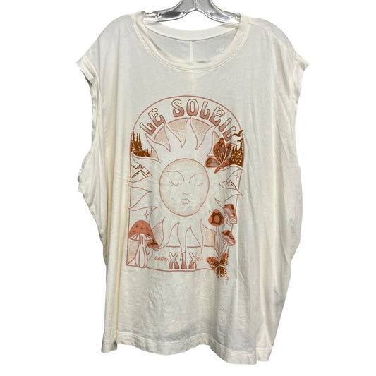 Top Sleeveless Basic By Torrid In Cream, Size:3X