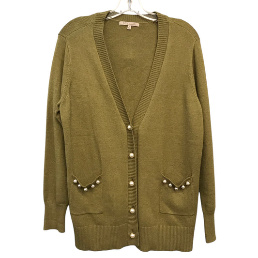 Sweater Cardigan By My Danielle In Green, Size:L