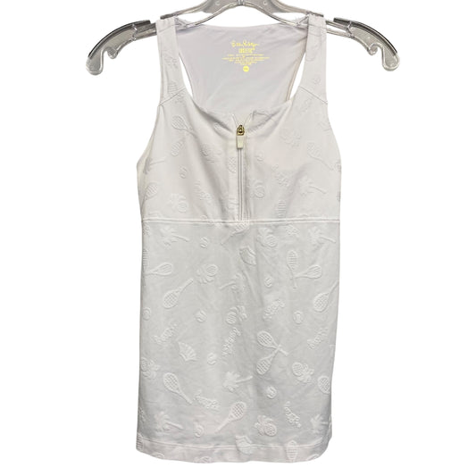 Top Sleeveless Designer By Lilly Pulitzer In White, Size:Xxs
