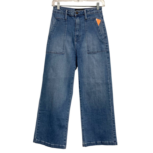 Jeans Wide Leg By Just Black Denim In Blue Denim, Size:2