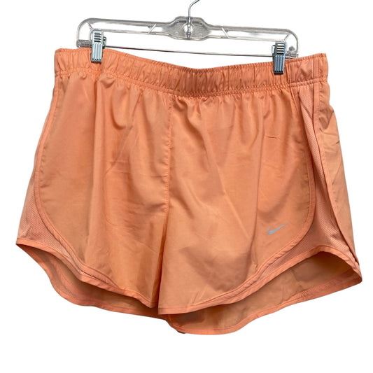 Athletic Shorts By Nike In Orange, Size:Xl