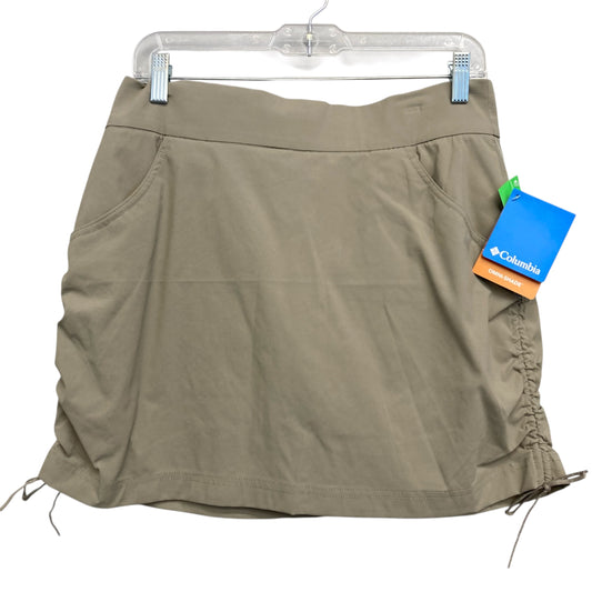 Athletic Skort By Columbia In Tan, Size:M