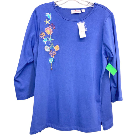 Top Ls By Quaker Factory In Purple, Size:M