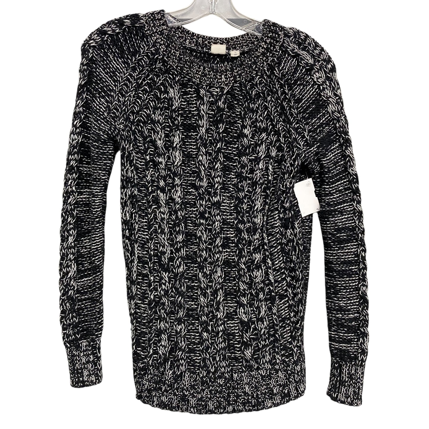 Sweater By Gap In Black and White, Size:Xs