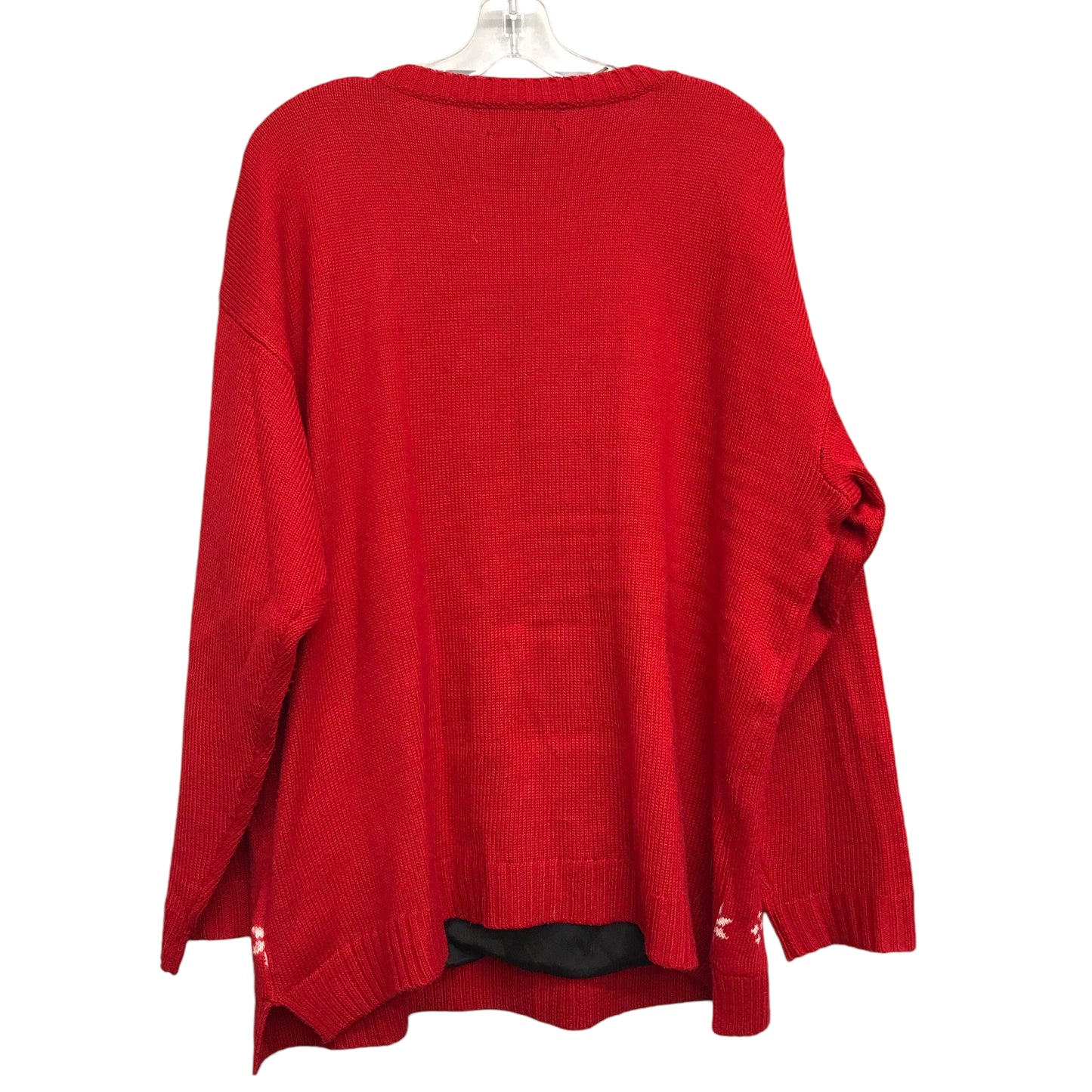 Sweater By Blizzard Bay In Red, Size:2X