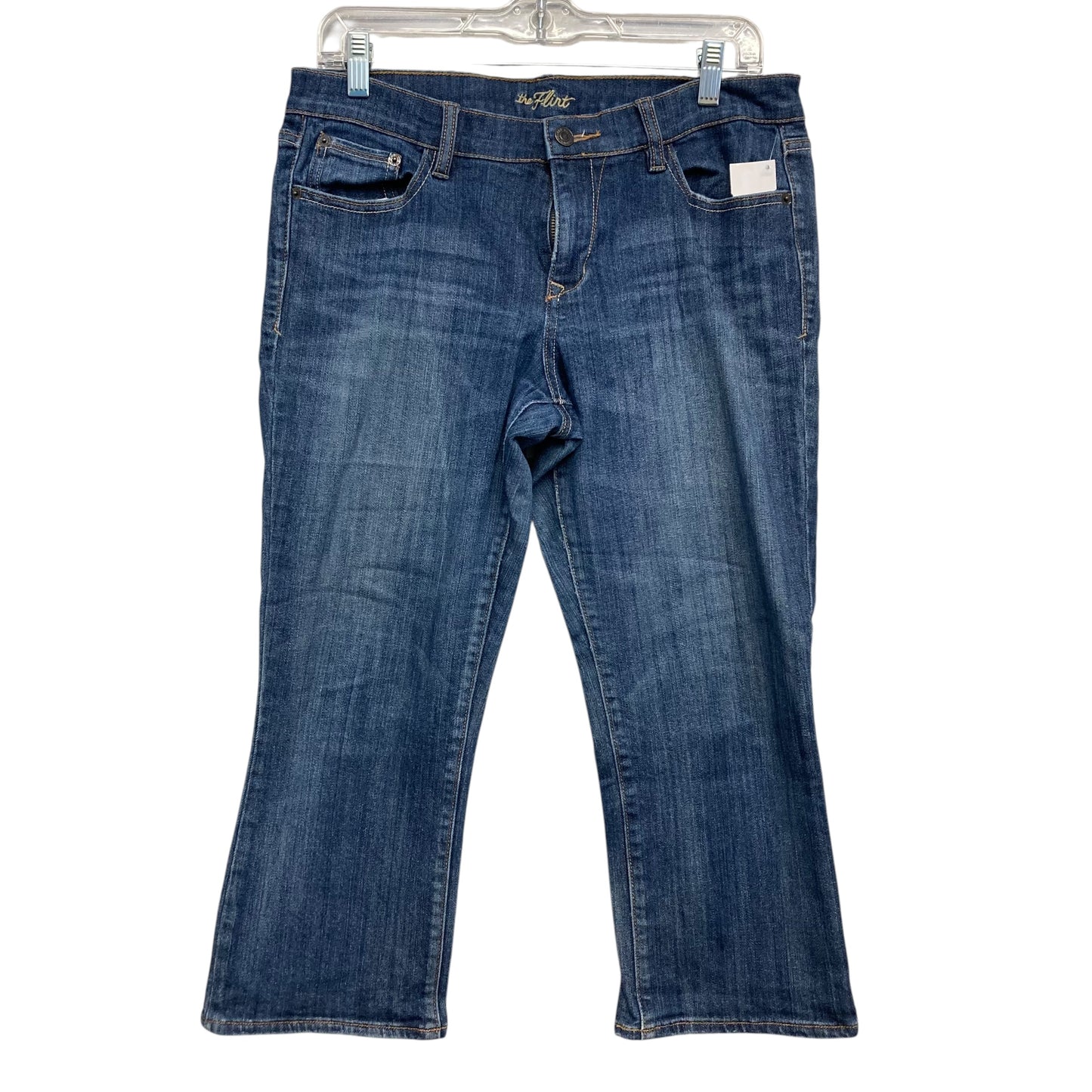Jeans Cropped Short By Old Navy In Blue Denim, Size:8