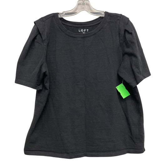Top Ss Basic By Loft In Black, Size:Xl